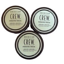 American Crew Forming Cream 1.75 oz Pack of 3 Fiber Hold Hair Styling New