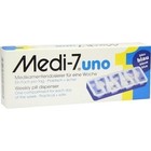 MEDI 7 uno Medikamentendosierer für 7 Tage blau, 1 St PZN 03320165
