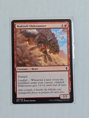 Makindi Sliderunner - Battle for Zendikar - LP - MTG Magic - Common - Creature 
