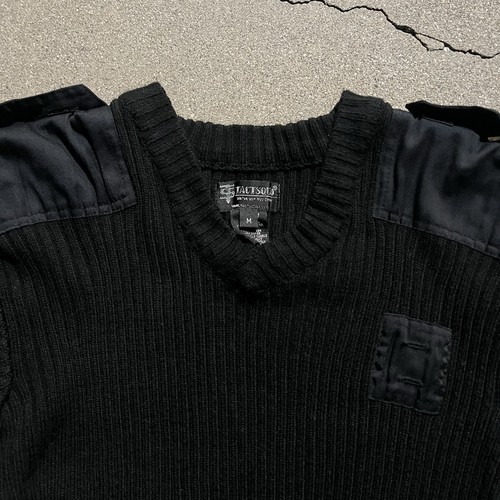 Rick Owens, VTG Archive Designer RAF Simon’s Rick Owens European Military Cable-Knit Sweater