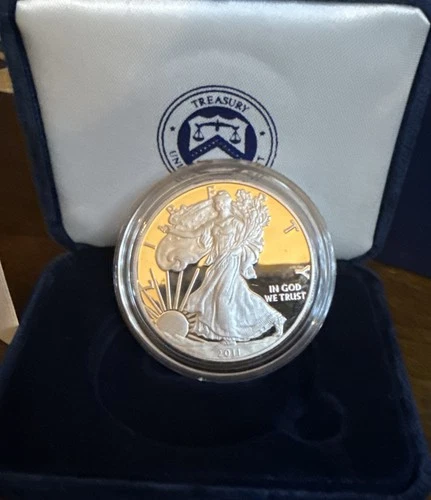 2011-W 1 oz Proof American Silver Eagle (w/Box & COA)