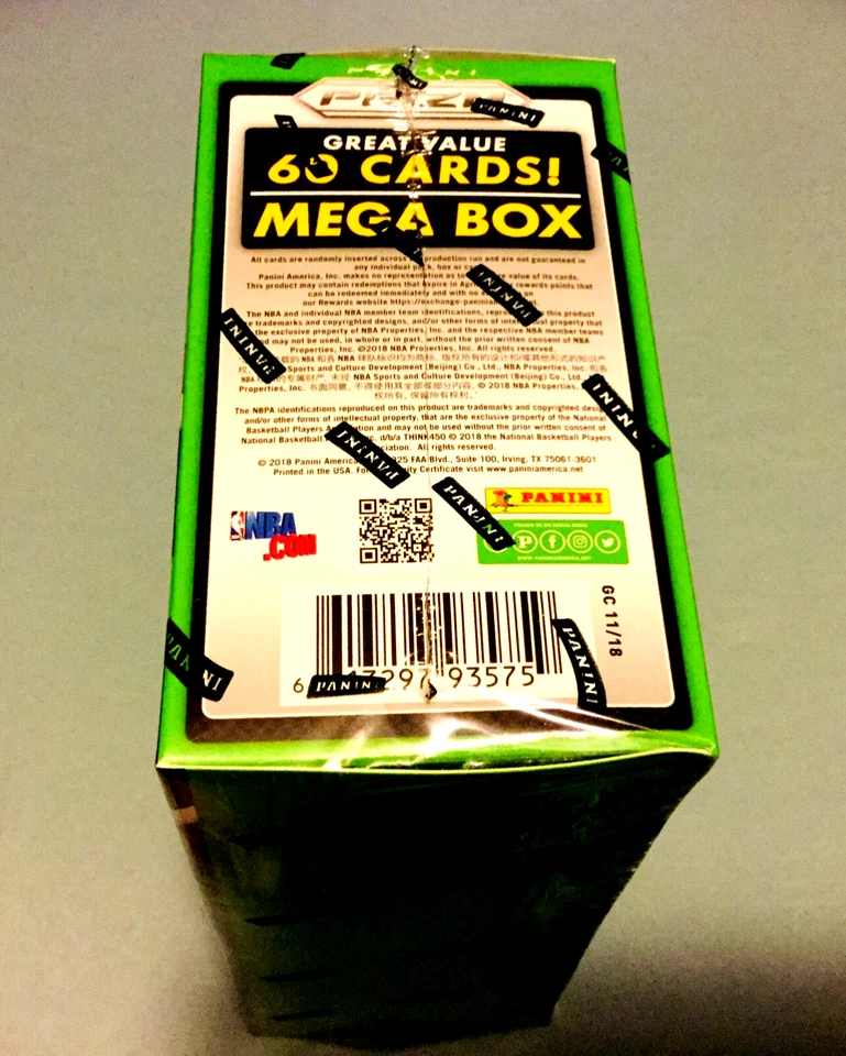 Panini Prizm 2018 caja sellada Luka Shai Gilgeous Alexander Rookie automático plateado #1 Foto 3 de 4