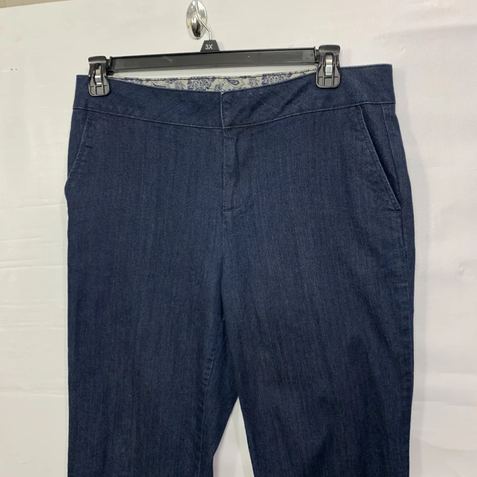 Denim & Co. Modern Waist Petite Polished Stretch Denim Trouser Jeans Petite 12P - Image 3 of 4