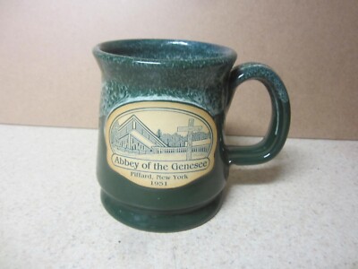 DENEEN POTTERY MUG 2013 ABBEY OF THE GENESEE PIFFARD NEW YORK