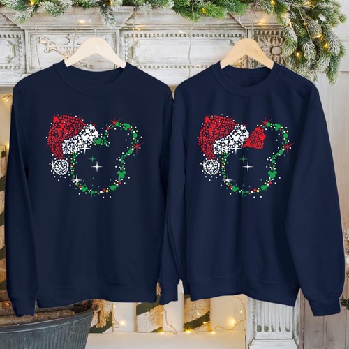 SUDADERA (5388) Wonderland Mickey Minnie Disney Navidad Vacaciones Jumper - Imagen 7 de 11