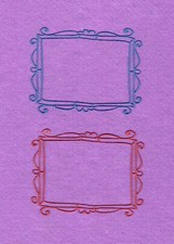FRAME FANCY  7 die cuts scrapbook cards
