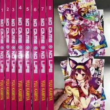 No Game No Life Light Novel Full Set Volume 1-12 by Yuu Kamiya English Version