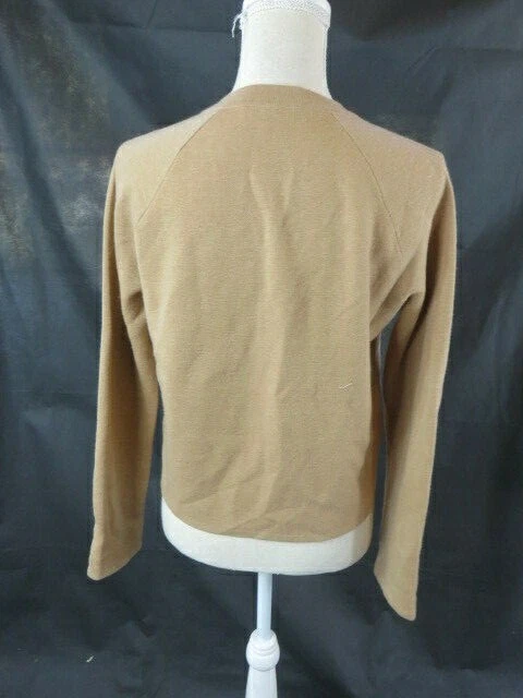 Suéter Cárdigan Marrón Mezcla Cachemira Strenesse Talla 2 Foto 2 de 4