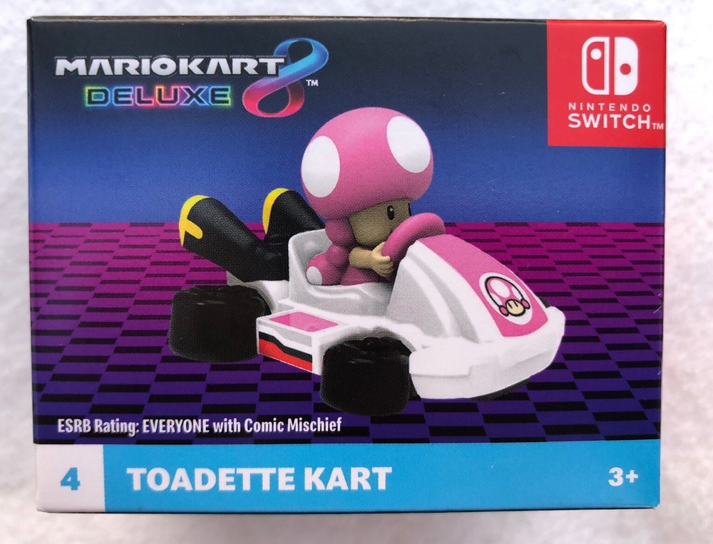 2024 McDonald’s Mario Kart Happy Meal Toy – Toadette Kart #4