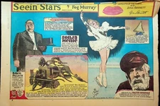 Seein Stars Comic Strip August 29 1943 Sonja Henne Walter Brennan 