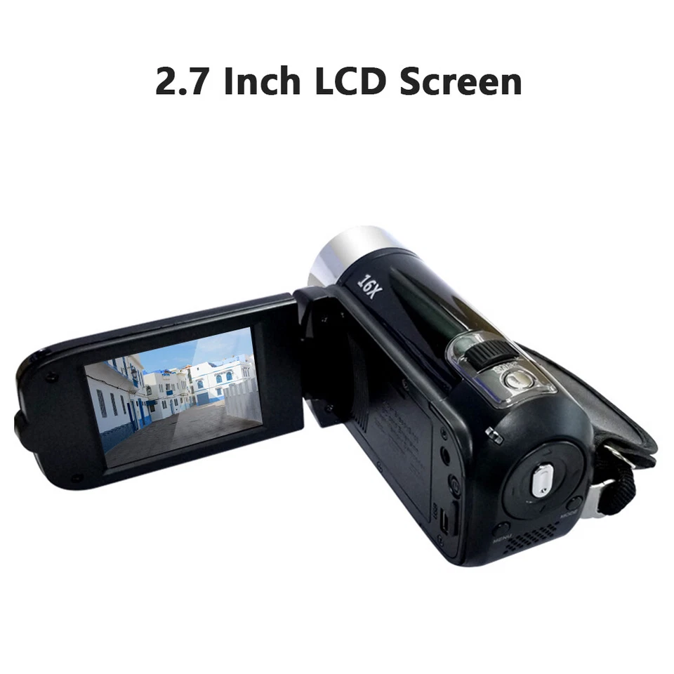 1080P HD Digital Video Camera DV Camcorder 16MP 2.7 Inch LCD Screen 16X Zoom - Image 4 of 4