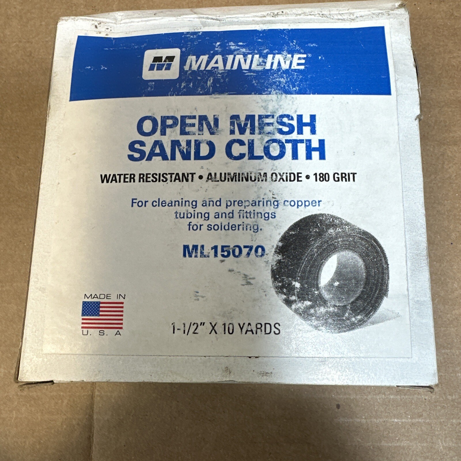 Abrasive Cloth 1-1/2" X 10 yd 120 Grit Sand Cloth Ml15060 Ml15070 Open Mesh Lot
