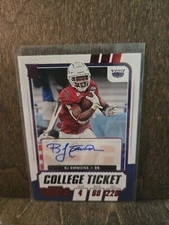 BJ Emmons 2021 Panini Contenders Rookie RC Auto ( Cardinals ) FAU
