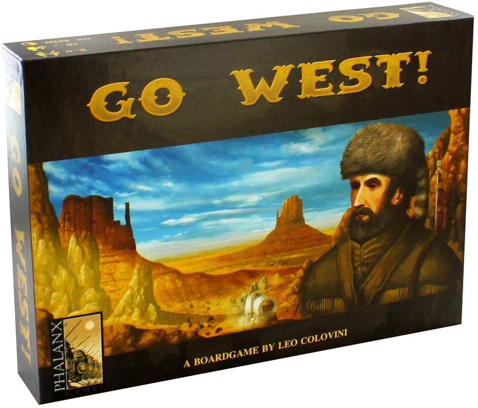 Mayfair Phalanx Strategy Games Go West Historical Family Board Game English NEW
