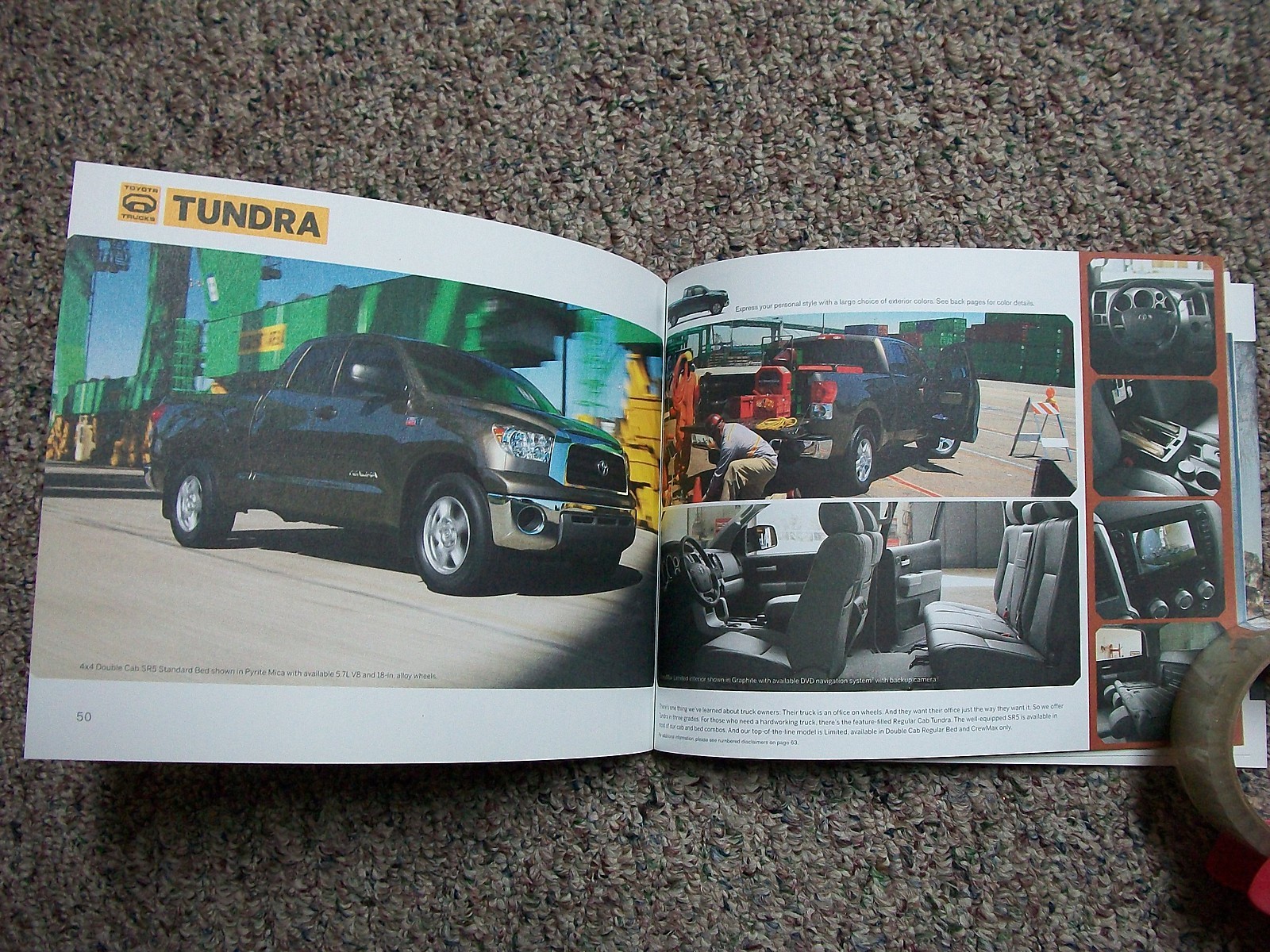 2009 TOYOTA DEALER SALES BROCHURE AVALON TUNDRA TACOMA CAMRY SOLARA SEQUOIA RAV4
