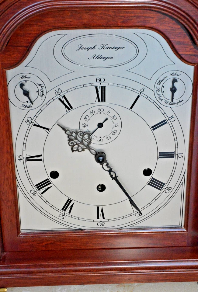 ✅KIENINGER GERMANY CLOCK LIMITED EDITION WESTMINSTER CHIME WATCH GLASS MOONPHASE - Image 2 of 4