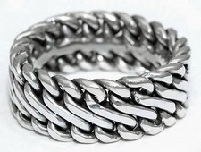 2.Wahl 925 Silber Ring Handgeflochten Wikingerring Wikinger Gr.52 oder 58