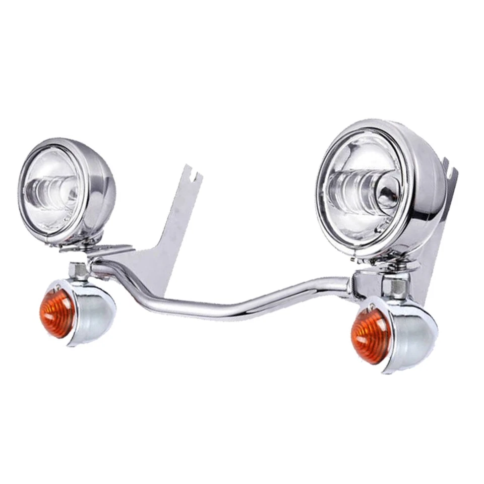 Kit de barra de luz de señal de giro LED antiniebla para Harley Road King FLHR aniversario Foto 4 de 4