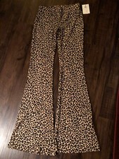 Leopard Animal Print Pants Ladies Size Small New