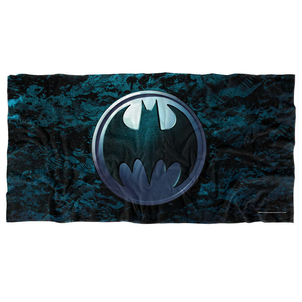 Batman Batcave Logo Microfiber Beach Towel 30x60
