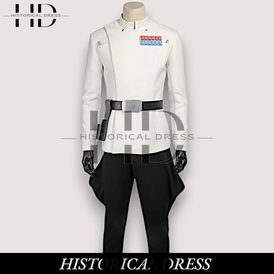 Orson Krennic Cosplay Costume Rogue One | Jacket, Cape & Pants Full Set - Image 3 of 4