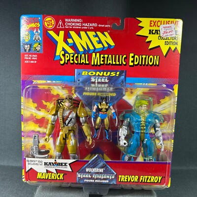Marvel X Men Special Metallic Edition Maverick Trevor Fitzroy Wolverine ToyBiz