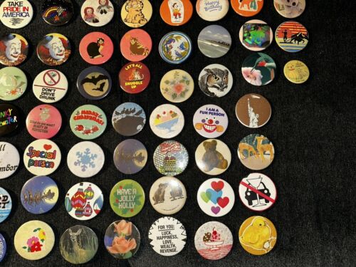 pinback buttons vintage lot 87 Total Buttons - Bild 9 von 24