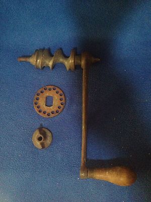 Antique Keen Kutter K12 KI2 Cast Iron Meat Grinder Food Chopper