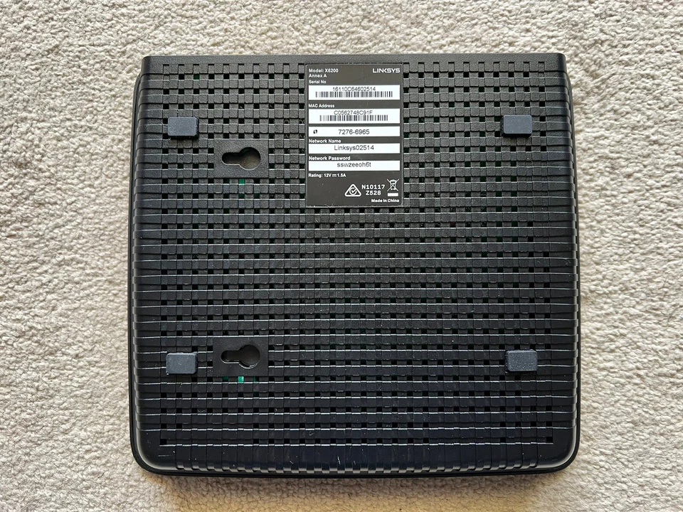 Linksys Modem Router X6200 AC750 ADSL/ADSL2/ADSL2+/VDSL Dual-Band WiFi AC750 - Image 4 of 4