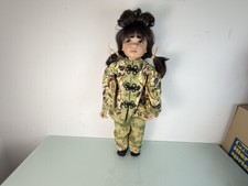 Künstlerpuppe Pamela Erff Porzellan Puppe 70 cm. Guter Zustand siehe Fotos 