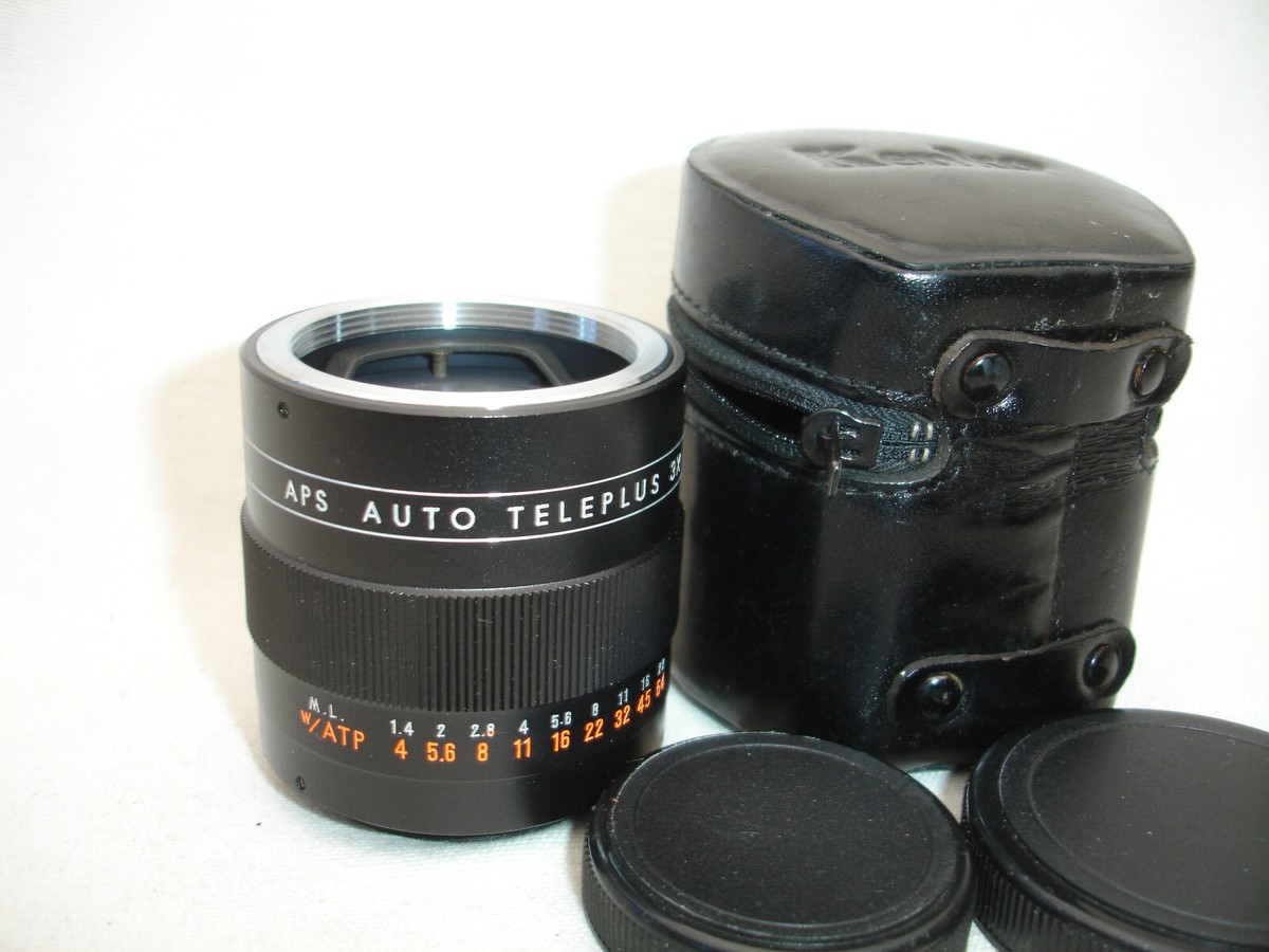 APS 3x converter lens, Pentax / M42 screw mount camera with caps