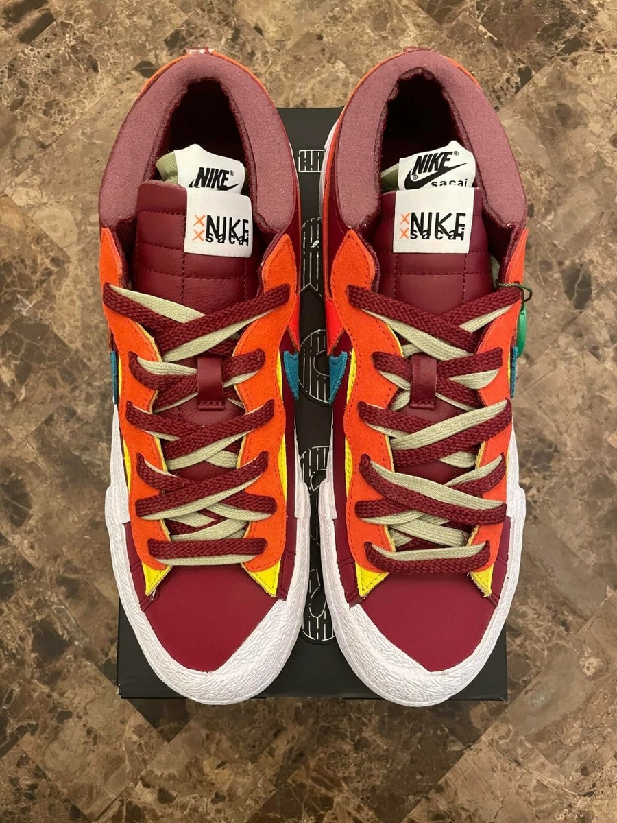 Nike Blazer X Sacai X KAWS Team Red Size 10.5 DM7901-600 New Nike Blazer X Sacai X KAWS Team Red Size 10.5 DM7901-600 New