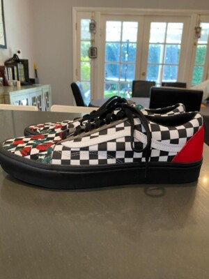 Vans Customs ComfyCush Old Skool PT Shoe Size 12 Rose Print