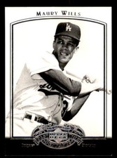 2005 UD Past Time Pennants  #55 Maury Wills Los Angeles Dodgers