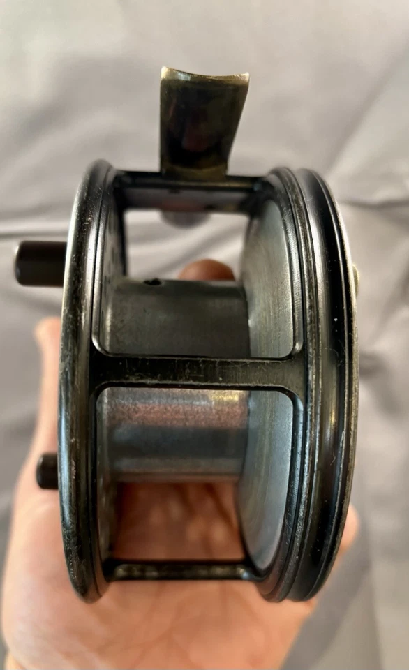 Hardy Silex Major, 4 1/4 pulgadas con freno auxiliar. Carrete excelente Foto 3 de 4