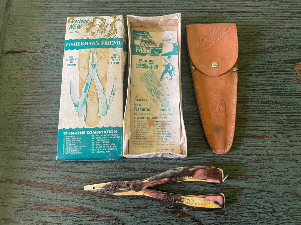 Vintage Overland No. 151 Fishermans Friend Fishing Multi-Tool | eBay