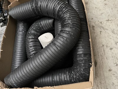 (10) FLEXAUST CWGP 7.20'' Dust Duct Hose 77'' L, W/ 2'' WD CUFFS E/E, 1030700028 