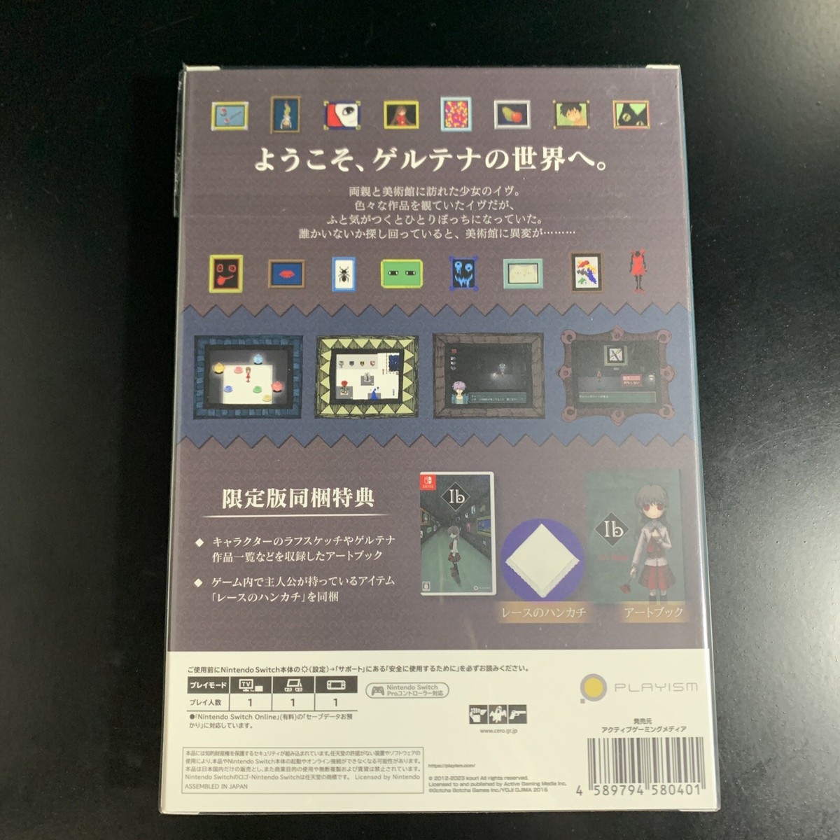 Ib Limited Edition Nintendo Switch Artbook & Handkerchief HAC-P