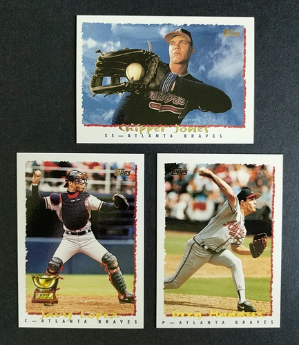 1995 Topps ATLANTA BRAVES ~ 40 Card Team Set with Traded ~ World Series Champion - Picture 11 of 17