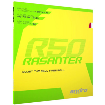 Andro Rasanter R50 Table Tennis & Ping Pong Rubber, Choose Ur Color & Thickness