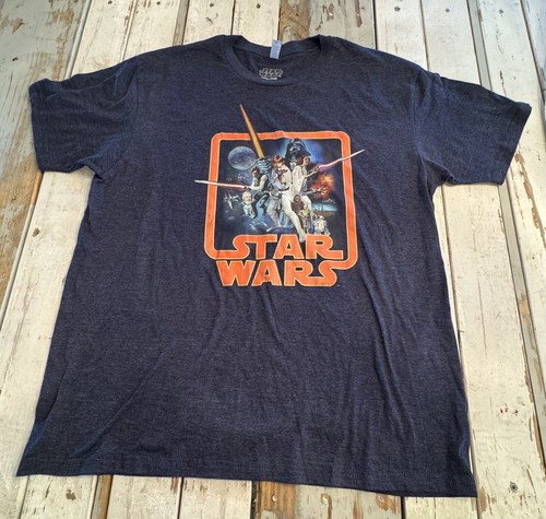 Zuni Sportswear Herren XL Grafik T-Shirt Star Wars Jedi Lichtschwert schwarz