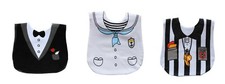 12" Party Feeding bibs Baby Kids Infant Tuxedo, Sailor Waterproof