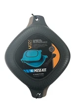 UCO 4-Piece Camping Mess Kit - Plate, Bowl, & Spork Utensil With Tether