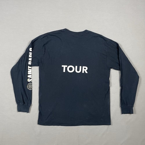 Kanye West Shirt Mens L Saint Pablo Tour Merch Y2K Hip Hop Rap Long Sleeve Yeezy - Picture 4 of 9