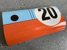 Wowcurved 917 Race Car Racing Gulf Steve Mcqueen Door Fender Style Sign Wowcurved 917 Race Car Racing Gulf Steve Mcqueen Door Fender Style Sign