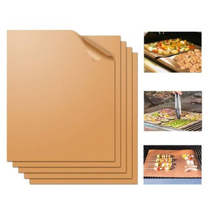 5 BBQ Grill Baking Mats Non Stick Mat Copper Gold Black Bake Cooking Sheet Liner 5 BBQ Grill Baking Mats Non Stick Mat Copper Gold Black Bake Cooking Sheet Liner