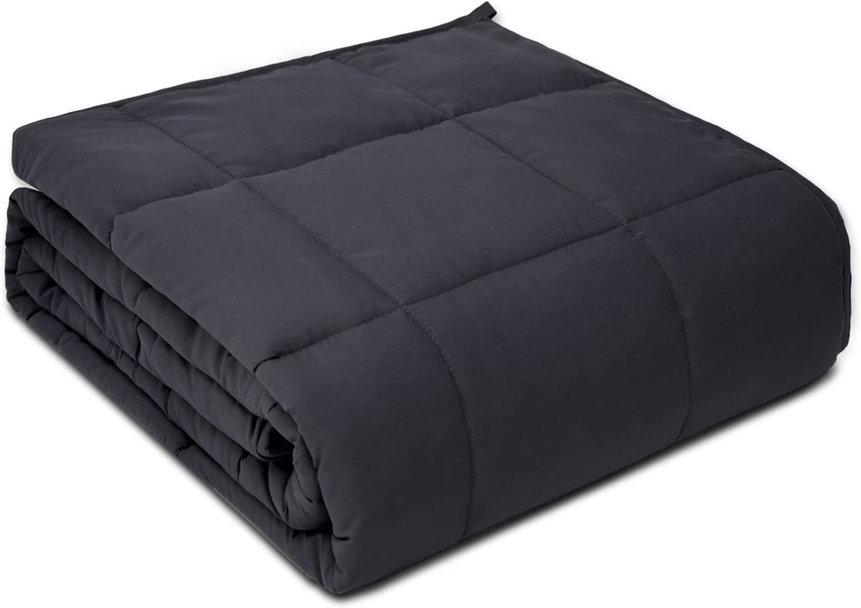 Weighted Blanket 12Lbs Queen Size Dark Grey 60"X80" Weighted Blankets