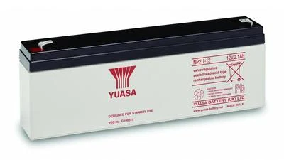 YUASA NP2.1-12, BATTERIA ALLARME PIOMBO 12V 2.1Ah NP2.3-12