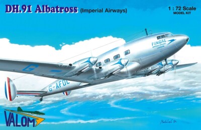VALOM・ヴァロム 1/72 DH・91 アルバトロス×2 Valom Models 1/72 de Havilland DH.91 Albatross (Airliner) Model