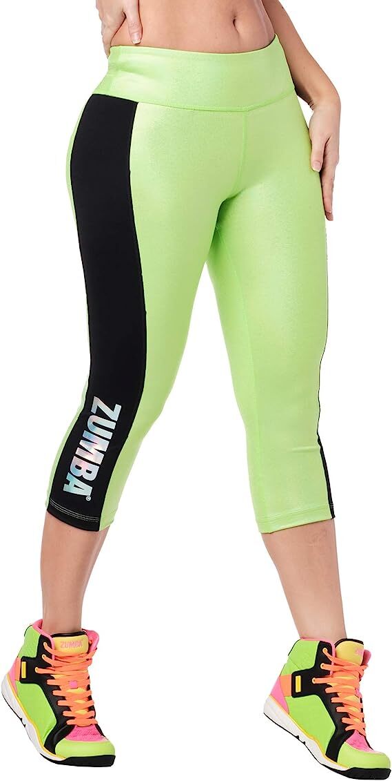 Zumba Wear Zumba Victory Leggings Zumba Shine Bright Crop Leggings